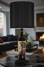 Reclaimed 2021 Juggernaut Cabernet Sauvignon Wine Bottle Lamp